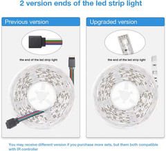 DAYBETTER Led Strip Lights 32.8 Ft RGB Color Changing Lights Strip for Bedroom,