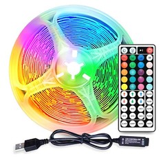 12LEDs/m Smart RGB LED Strip Lights with App Remote Control for Room
