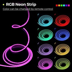 NEW 5M/10M/20M LED Neon RGB strip stripe flex tube strip light outdoor lighting