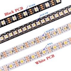 5M SK6812 RGBW 4in1 5V LED Strip 30/60/144leds/m Individual Pixel IC Addressable
