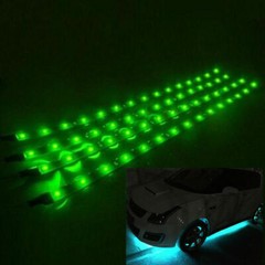 6PCS 12V 12″ 1FT 15SMD Flexible LED Strip Light Waterproof For Car Truck Boat US