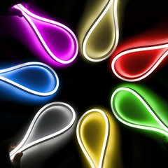 Flexible LED Strip Sign Neon Lights Silicone Tube Waterproof DIY 12V 1M 2M 3M 5M
