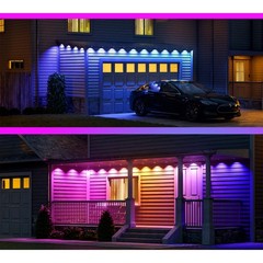 Smart Permanent Outdoor Lights 50 Ft 36 LEDs IC+RGB Eaves Lights for House Decor
