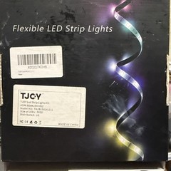 TJOY 50ft Smart Led Strip Lights with Remote, RGB Color Changing, (NEW)