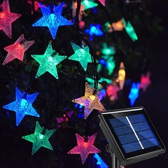 LED Solar String Lights Outdoor Garden Yard Decor Lamp Waterproof Fairy Light