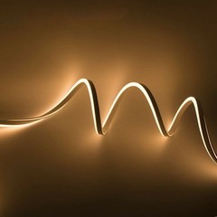 Warm White 3000K Led Strip 110V Soft Rope Light 8mm Width IP68 Outdoor Neon LED