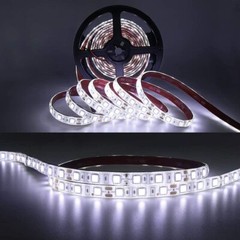 5M 300 LED Strip Lights 3528 5050 SMD RGB Ribbon Tape Roll Waterproof DC 12V