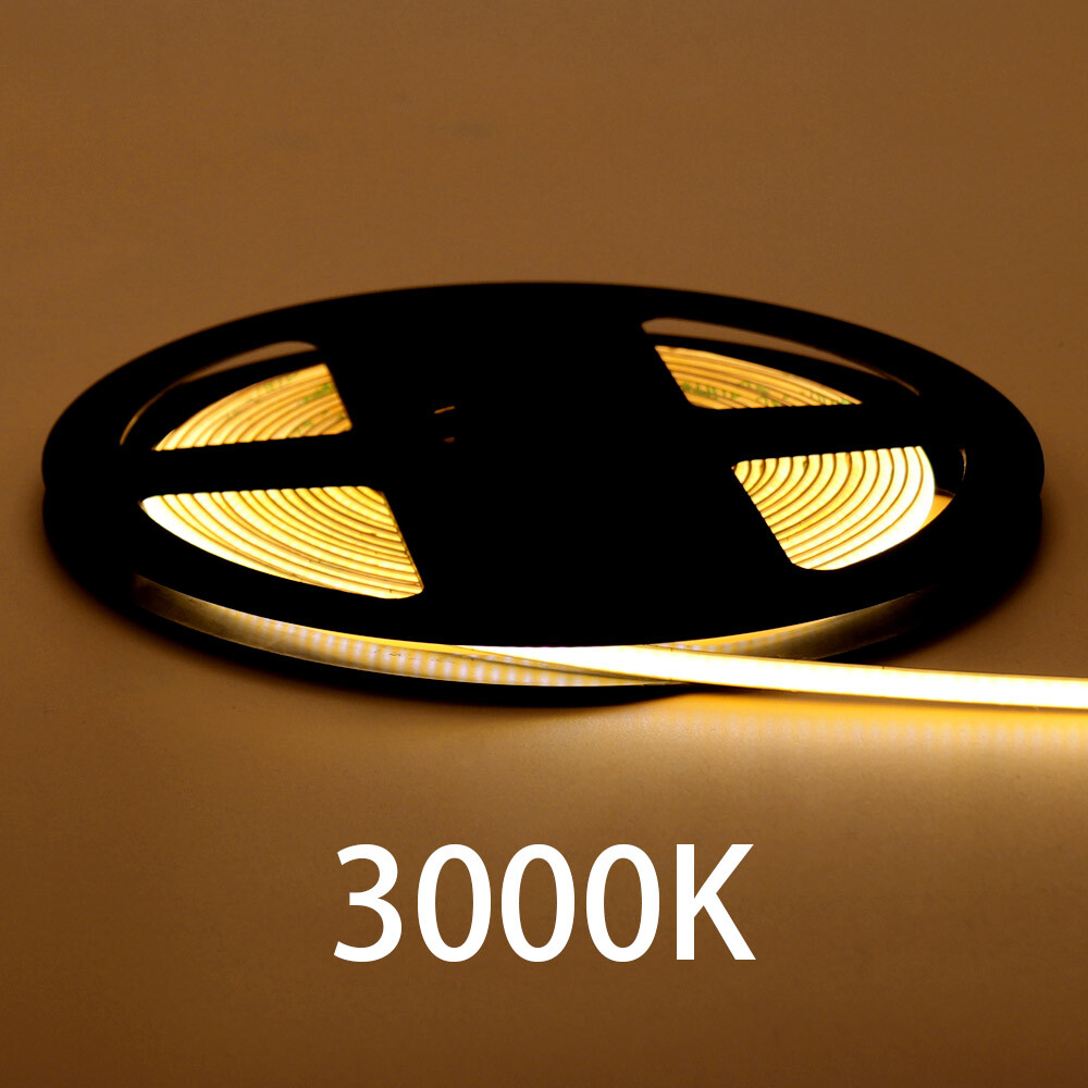 COB LED Light Strip Thin 4mm LED Strip 12V Flexible Tape Lights For Car Home