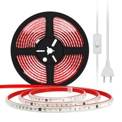 AC 110V 120V LED Tape Lighting 1 Meter / 3.28 Feet with ON Off Switch 1M 2835…