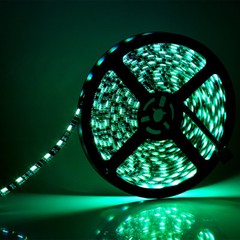 RGB Black PCB LED Strip Light 5050SMD Waterproof Rope Tape Light with Remote 12V