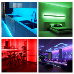 DAYBETTER 100ft LED Strip Lights RGB 5050 App Remote Music Sync Color Changing