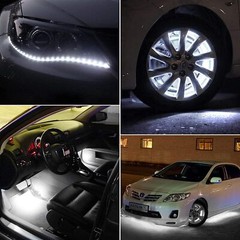 Lot Waterproof 12”/15 DC 12V Motor LED Strip Underbody Light For Car Motorcycle