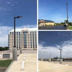 Led Parking Lot Pole Light Fixture 100W 200W 300W Commercial Shoebox Area Light