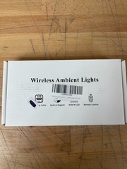 Wireless RGB Ambient Lights Magnet Mount USB-C Rechargeable LED w/ Remote