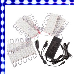 50ft Food Truck Blue LED Light Kit Concession Vending Cart Kiosk + UL Power