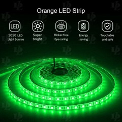 12V 16.4 FT 300SMD Flexible Green LED Strip Light Waterproof For Car Truck Boat