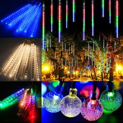 144 LED Outdoor Solar Powered String Lights for Patio Yard Porch Party Decor