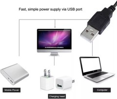 USB Led Strip Lights 5V SMD 2835 5M 300LED 60leds/m LED Strips USB Cable