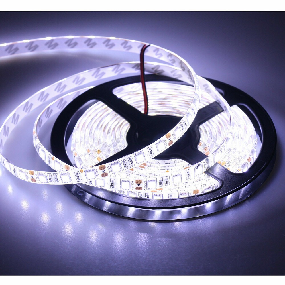 16FT-98FT Super Bright Cool White 5050 SMD 300 LED Strip Light Ribbon Tape Lamp