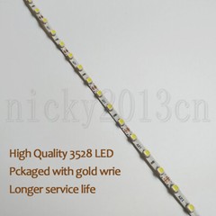 3mm Width 1M 3528 LED Flexible Strip Light 96LEDs Narrow Non Waterproof 12V