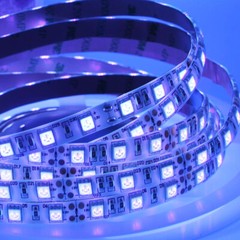 5M 5050 300 LED Strip Waterproof UV Purple Ultraviolet Flexible Fish Black Light