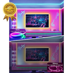 50FT RGB Neon Rope Lights, Outdoor Led Strip Lights Waterproof IP67 with Remote