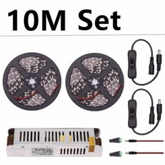LED Grow Lights DC12V Waterproof Plant Growing LED Strip Light with Power Switch