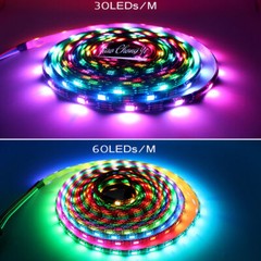 WS2813 RGB LED Strip Double Signal DC5V 30/60/144LEDs/m Individual Addressable