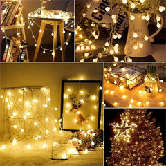 Garland Lights Outdoor Lamp Wedding Garden Fairy Lights Christmas Decoration 10M