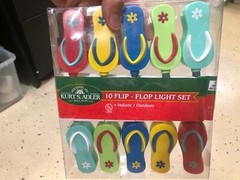 BRAND NEW Kurt Adler Plastic Flip Flop String Party Lights