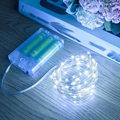 Battery Operated Copper Wire LED Fairy String Lights DIY Home Party Decorations