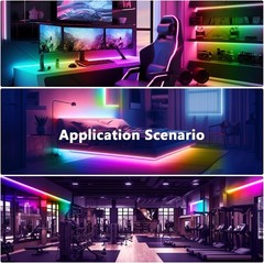 16.4ft BGRIC LED Strip Lights – Music Sync & Color Changing for Vibrant Events