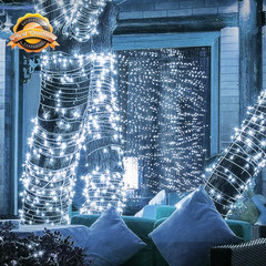 Outdoor Christmas String Lights, 1000 LED 328 FT Plug in Fairy Light with Remote