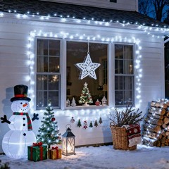 Solar String Lights Outdoor Waterproof Fairy Party Christmas Lamp Garden Decor