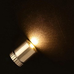 10pcs LED Mini Lights, Small Led Lights for Dollhouse Silver Plastic Battery Inc