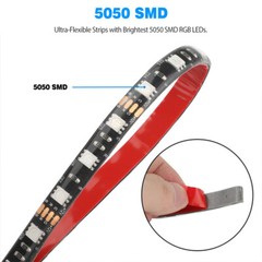 12Pcs Motorcycle RGB LED Neon Under Glow Lights Strip Kit With Remote Control US