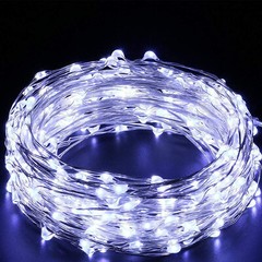 USB Twinkle LED String Fairy Lights 5/10M 50/100/200LED Copper Wire Party Remote