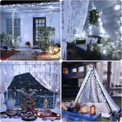 Outdoor Solar String Lights Waterproof LED Christmas Lights Xma Party Decor Tree
