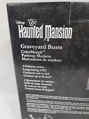 Disney’s Haunted Mansion Graveyard Busts Colormorph Lighted Pathway Markers