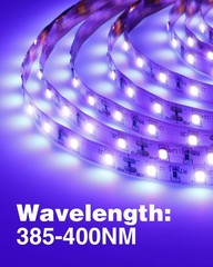 Onforu 65.6ft LED Black Light Strip 1200 Lamp Beads Non-Waterproof