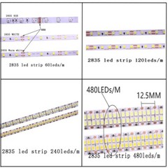 LED Strip Light 2835 5050 5054 5730 RGB CCT RGBCCT RGBW RGBWW DC 12V 24V 5M tape