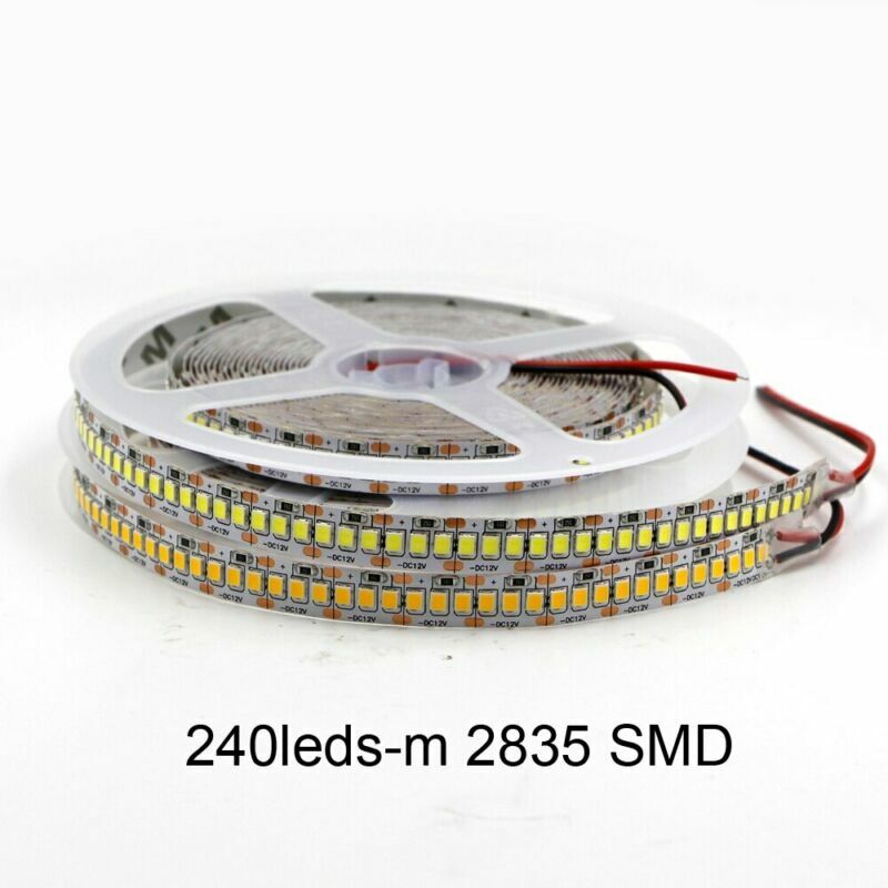 5M LED Strip light 5/8/10mm PCB 2835 SMD DC12V 60/120/240Leds/m LED Tape