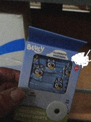 3 Pack, Bluey LED String Lights, 10 Each Covers 36 Inches, 786