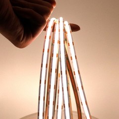 12V 24V COB CCT 2700K-6500K LED Strip 5M 600Leds/m Dimmable Flexible Tape Light