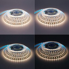 12V 5M 2835 600LEDs Natural White 4000K Flexible LED Strip Lights Non-waterproof