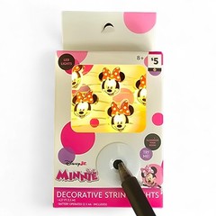Disney Minnie Mouse Fairy String Lights LED Battery Operated 4.27 ft NIB