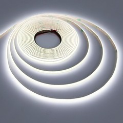 TOPAI 5V COB LED Strip 5mm Ultra Thin 6000K Daylight White 16.4ft | Dotless H…