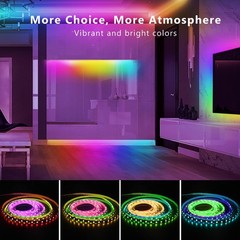 16.4ft BGRIC LED Strip Lights – Music Sync & Color Changing for Vibrant Events