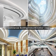 110V LED Neon Rope Light Strip Flexible Waterproof Commercial Building Bar Decor