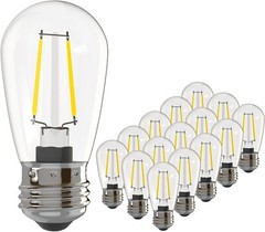 Energy Saving Dimmable LED Bulbs – Outdoor String Lights – Vintage Filament